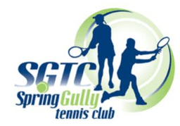Spring Gully Tennis Club logo
