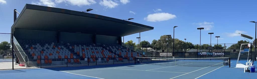 BRTC courts and grandstand